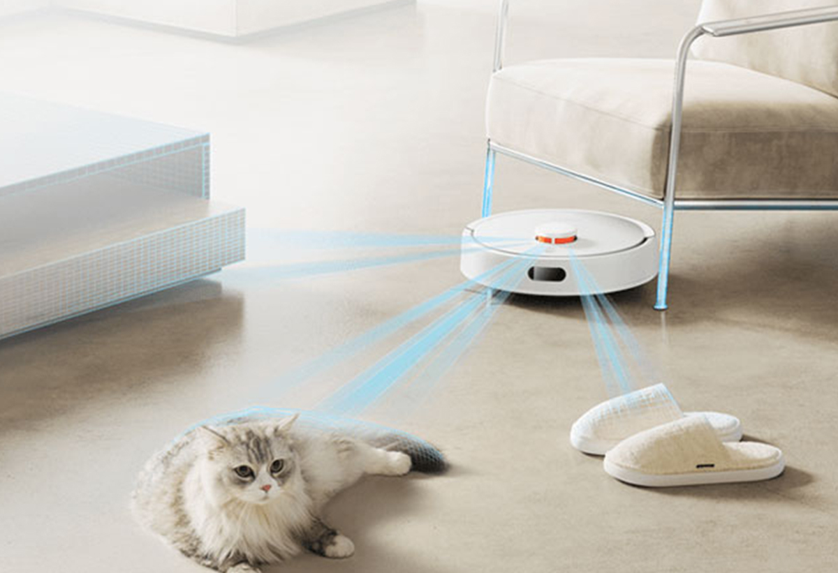 Παρουσιάζει τη σκούπα ρομπότ